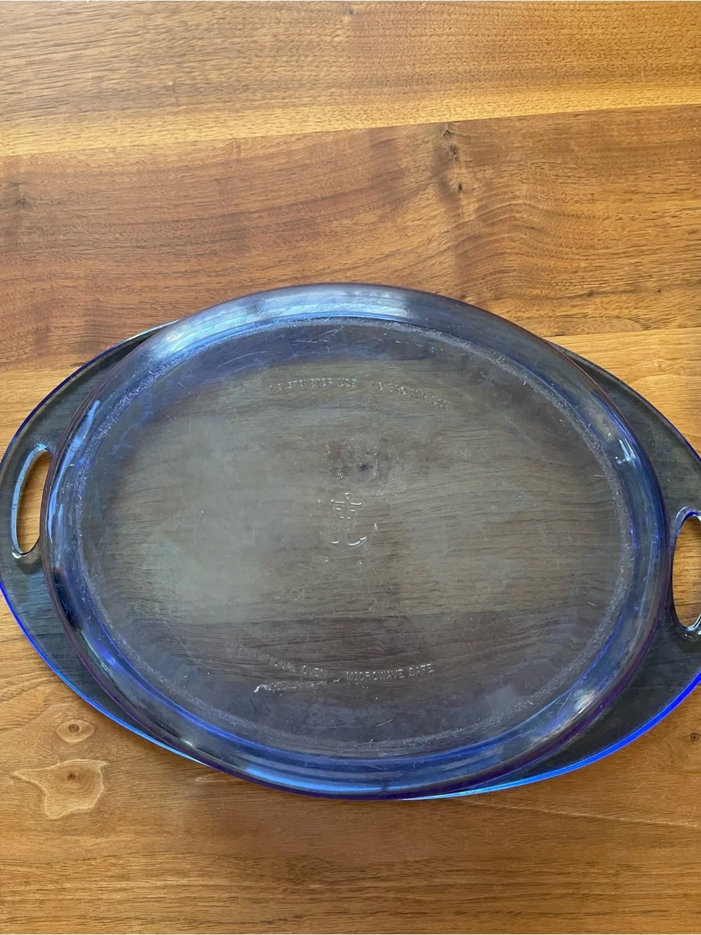 Anchor Hocking Cobalt Blue Oval Casserole with Lid